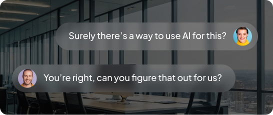 CEO talking about AI